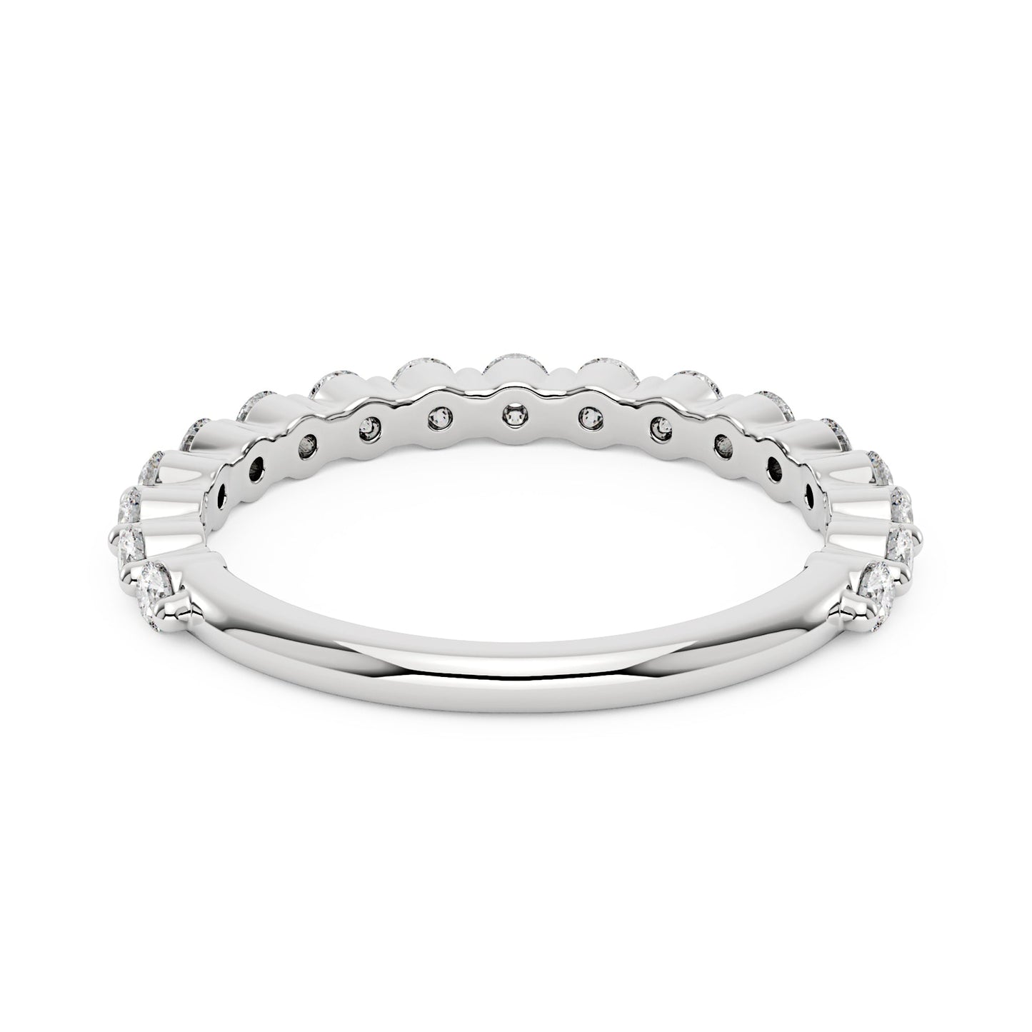 Elegant Half Eternity Wedding Ring