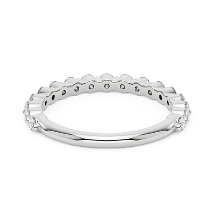 Elegant Half Eternity Wedding Ring