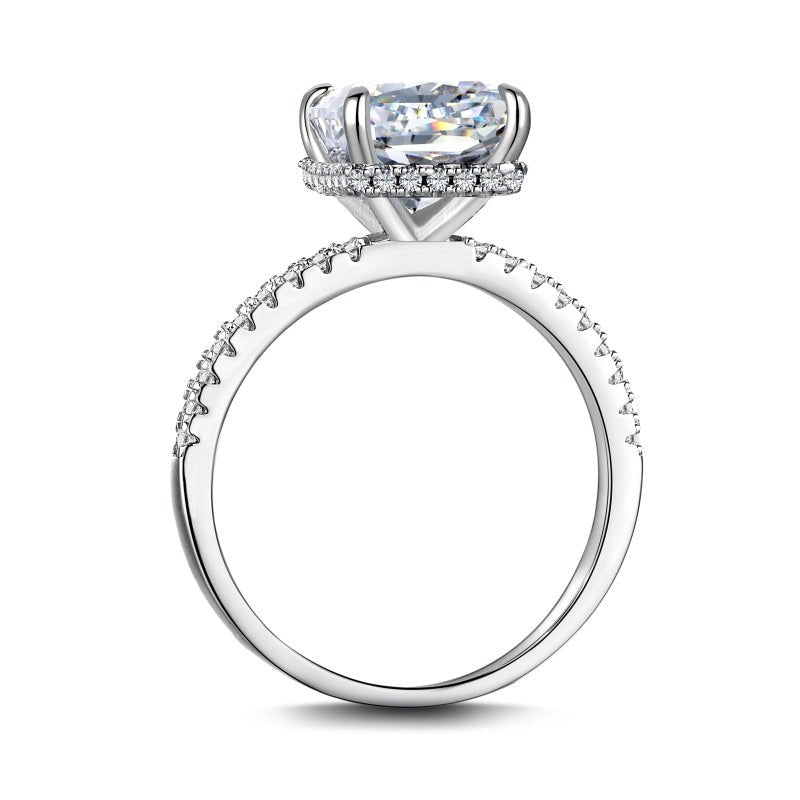 18K Gold Jasmine Ring + Wedding Band Ring