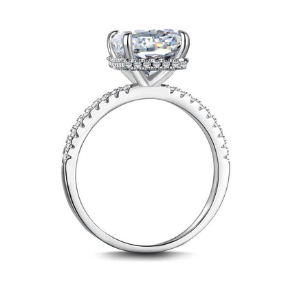 18K Gold Jasmine Ring + Wedding Band Ring