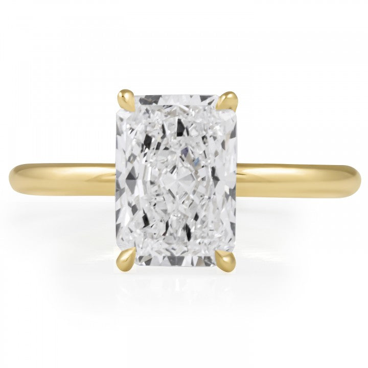Radiant Cut Plain Band