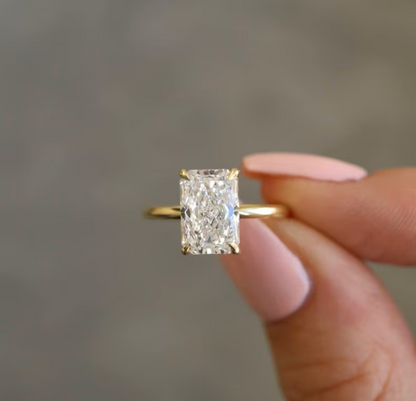 Radiant Cut Plain Band