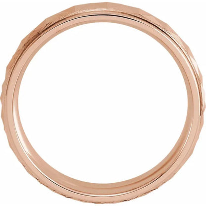 Ironwood Matte Wedding Band