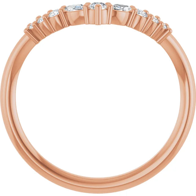 Curved Wedding Band