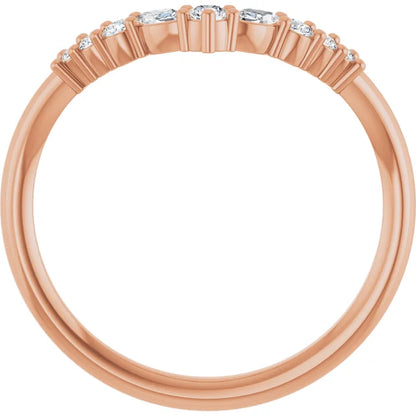 Curved Wedding Band