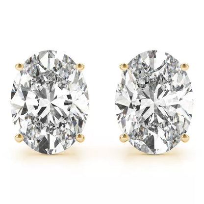 Aero Oval Stud Earrings