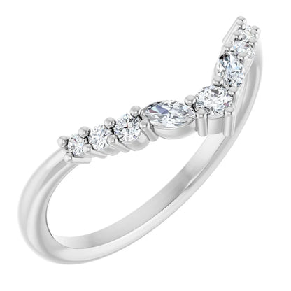 Curved Wedding Band