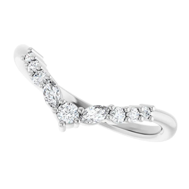 Curved Wedding Band