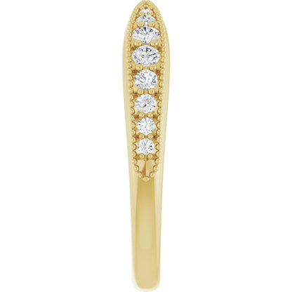 Contoured Match Wedding Band