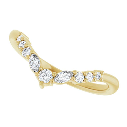 Curved Wedding Band